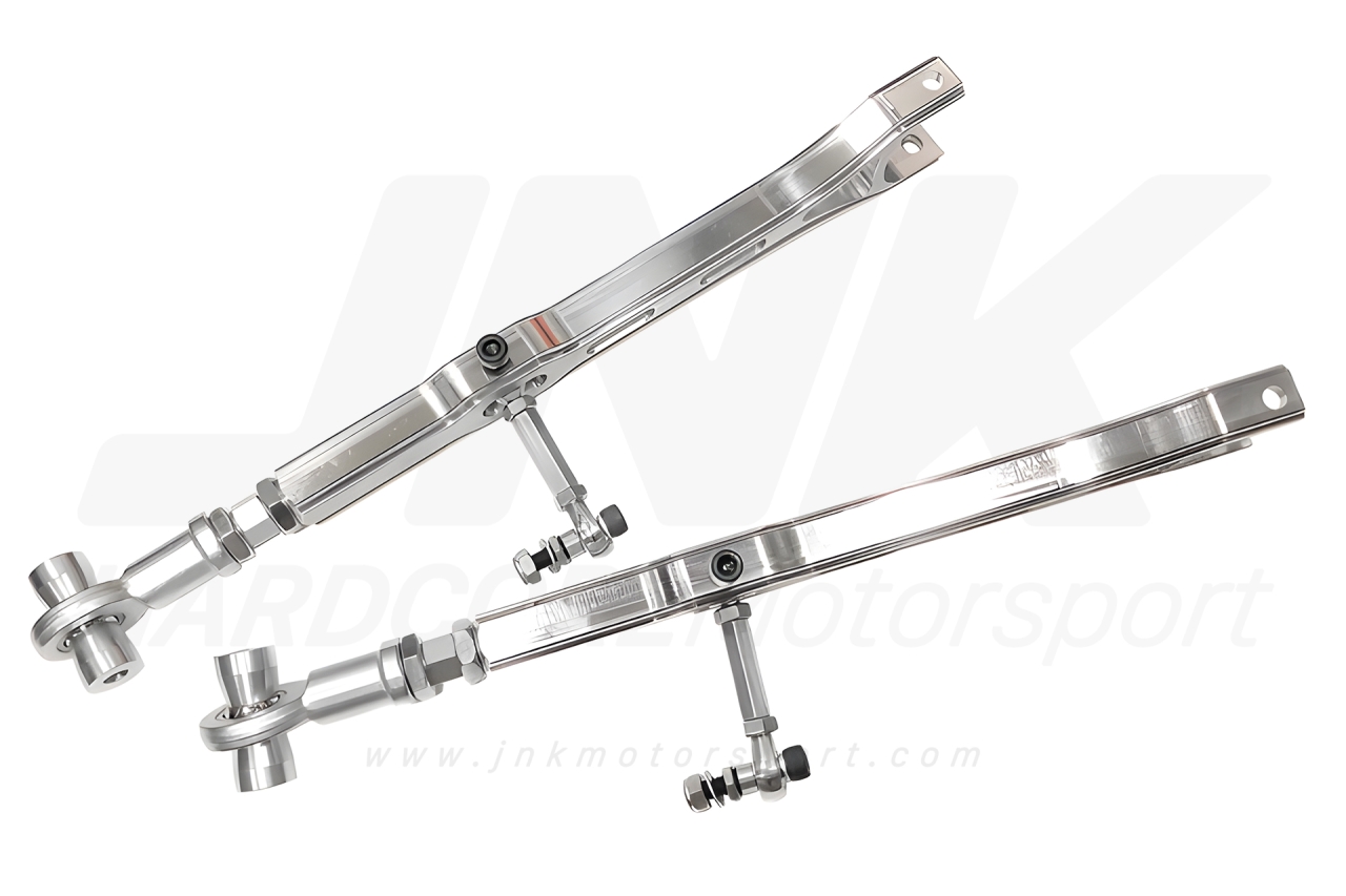 JNK Duralumin Billet WTCC Adjustable Rear Upper Control Arm Set w/Sway Bar Links For BMW E36 可調後上支臂組 (含魚眼李子串) | TE Motorsport by TAG Engineering Group.