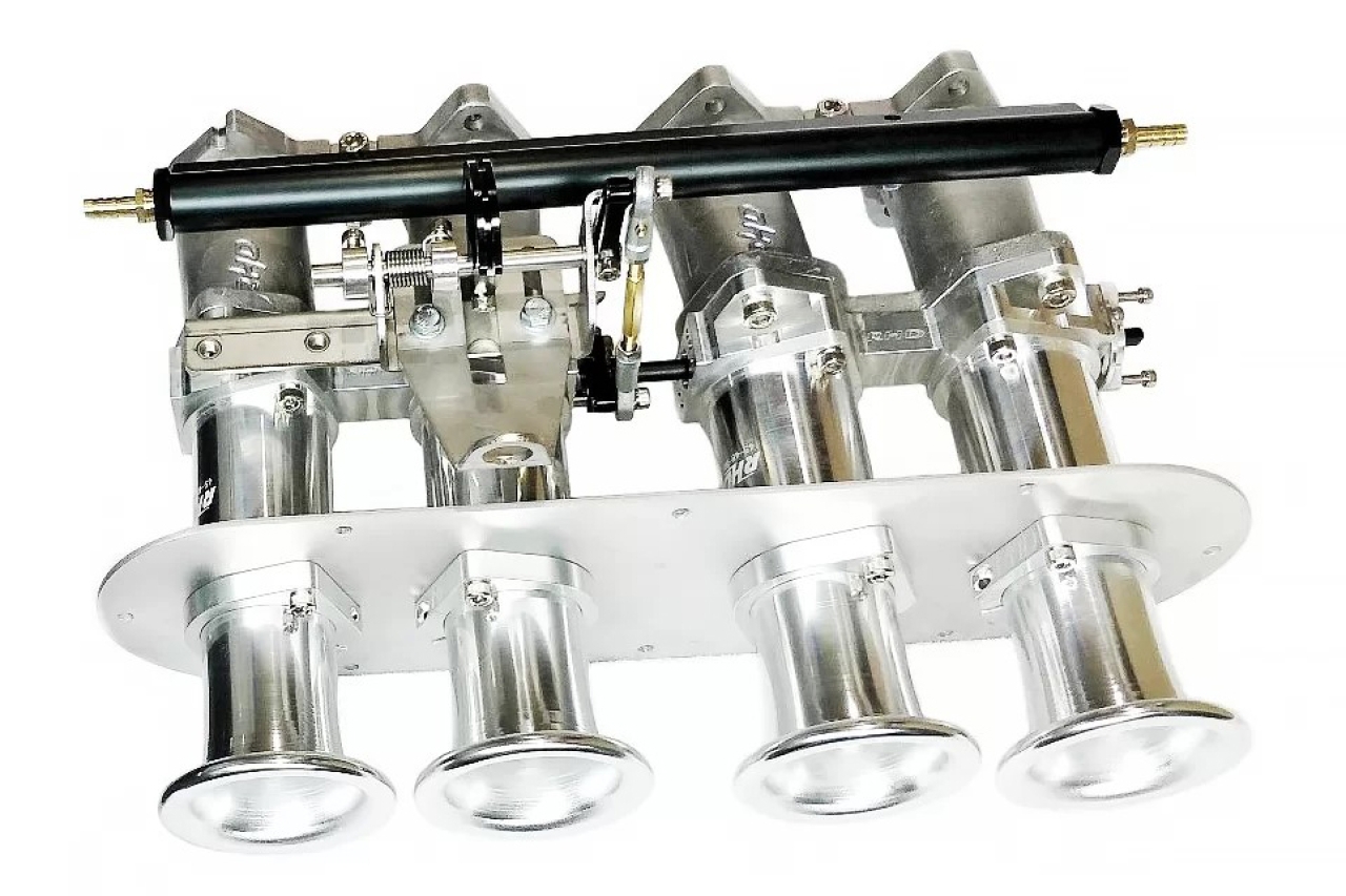 Complete Bolt On Individual Throttle Bodies Open Trumpet ITB Kit For BMW M10 Engine 開放式四喉進氣直噴套件 | TE Motorsport by TAG Engineering Group.