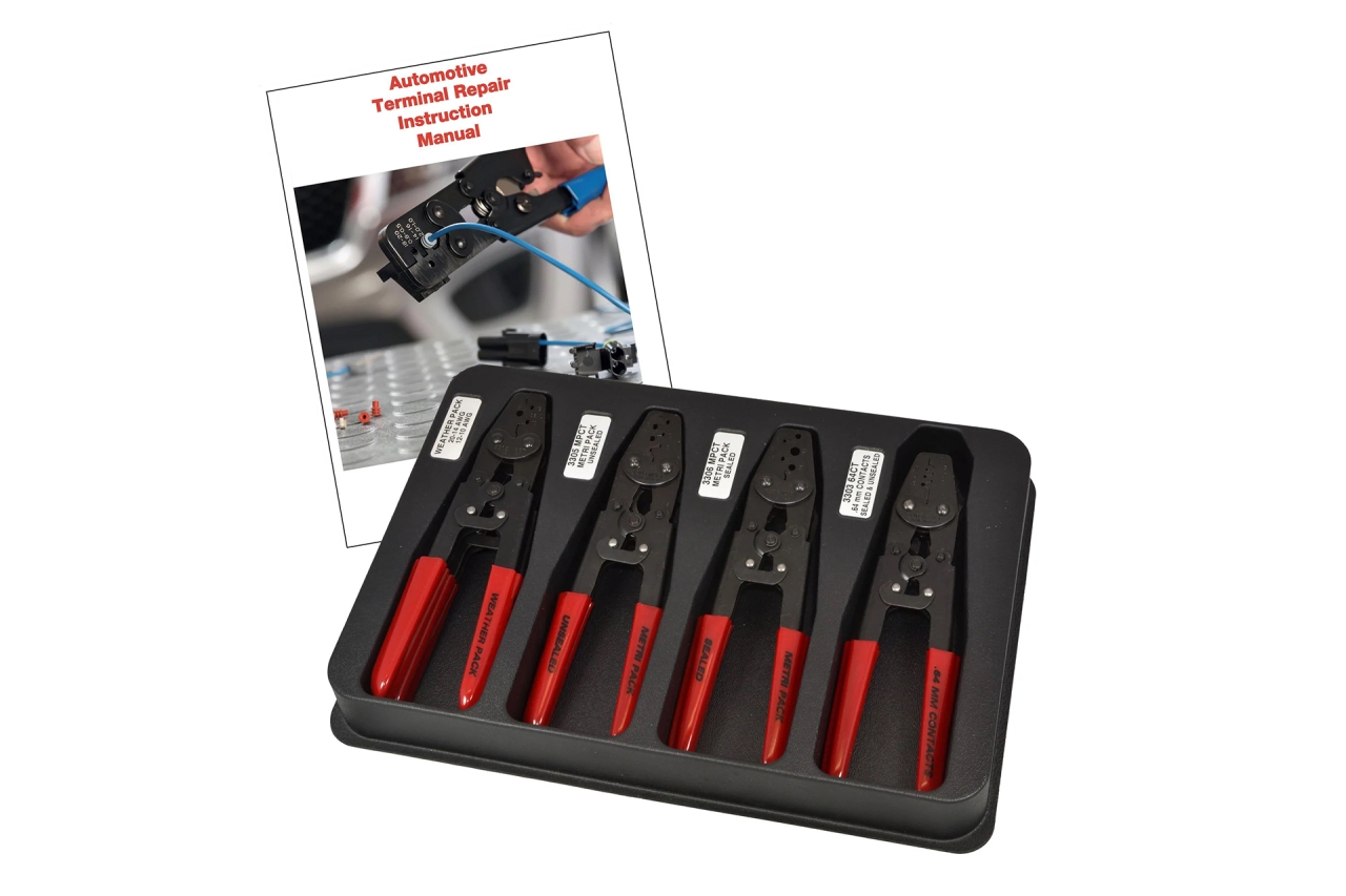 SARGENT 5Pcs Auto Electric Terminal Crimp Tools Master Set 薩金特大師級端子壓接鉗套組 (5件組) | TE Motorsport by TAG Engineering Group.