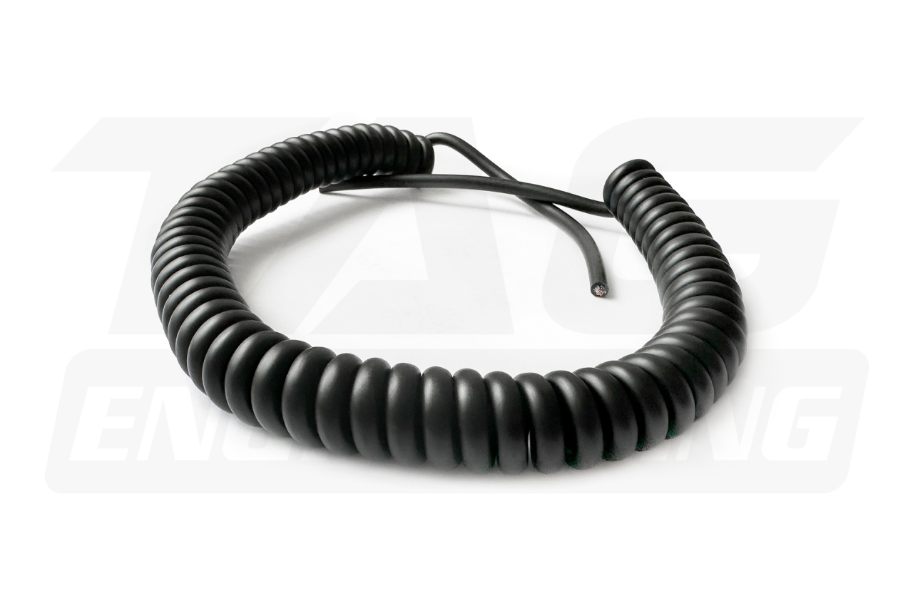 26A12P-S30E100 12-Conductor 26AWG Spring Cable / Curly Cord 彈簧纜線 (12芯) | TE Motorsport by TAG Engineering Group.