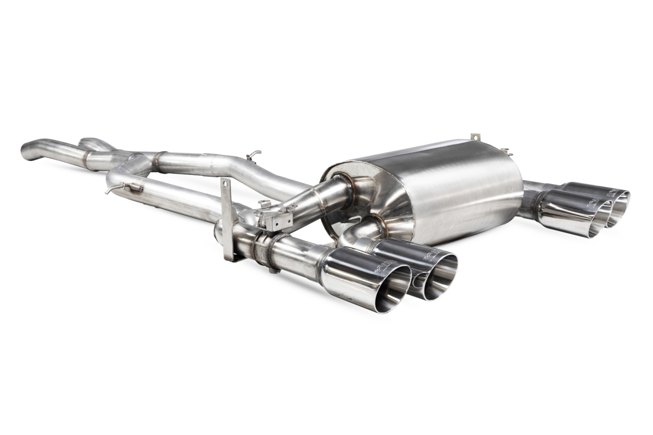 Scorpion Sport Type Non-Res Cat-Back System Exhaust Set For BMW F80 M3 Non GPF Model (90mm Daytona Trims) | TE Motorsport by TAG Engineering Group.